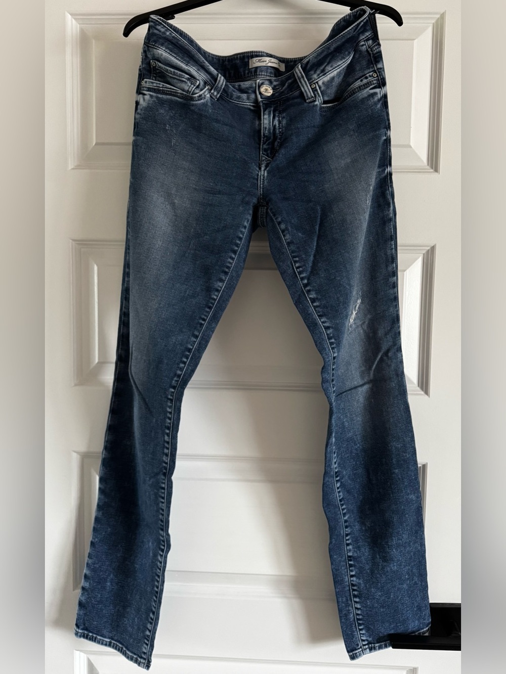 Mavi Women's Straight Leg Jeans - Dark Blue Wash